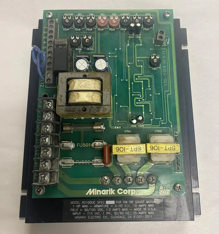 Used MINARIK RG100UC Industrial Controls Ohio US | Surplus Asset Holdings #1233735