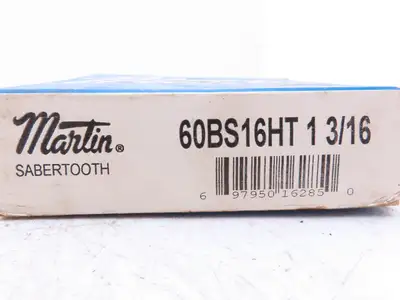 Martin 60BS16HT 1-3/16 #60 Roller Chain Sprocket 16-Tooth 1-3-16" Bore