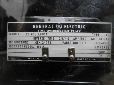 USED GENERAL ELECTRIC 12IAC51A801A