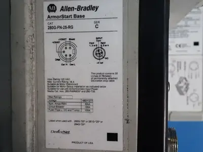 USED ALLENBRADLEY 284GFVD7P6D25RRGCBGDB1EMI