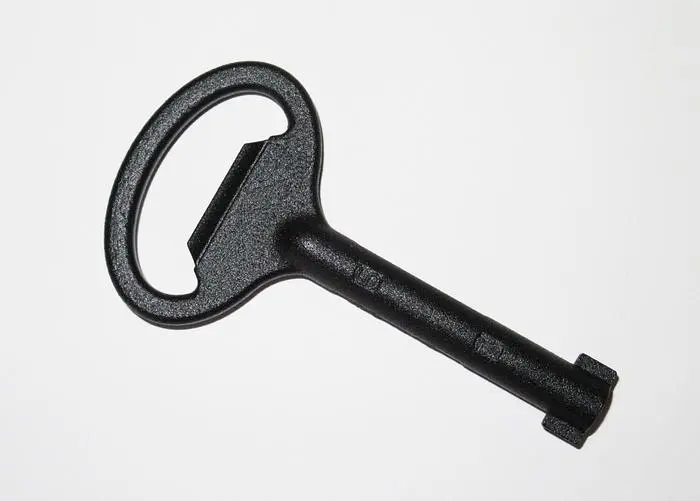 NEW JOHN G WEBER CO INC. MACHINERY ELECTRICAL PANEL KEY - 5MM