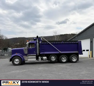 Used 2019 KENWORTH W900 Dump trucks Pennsylvania US | Proxy Equipment #1388719