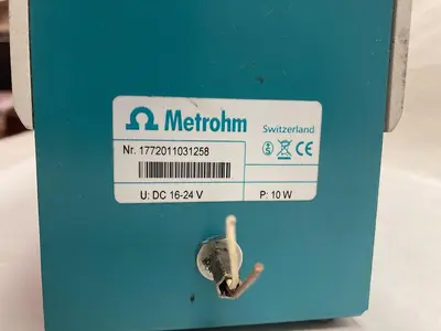 New | in-Stock METROHM 772 Pumps (peristaltic) Ohio US | Surplus Asset Holdings #1227940