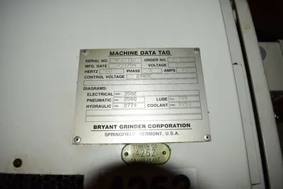 BRYANT UL2 GRINDERS, INTERNAL | GCH Machinery (3)