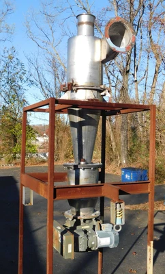 USED STAINLESS STEEL CYCLONE 14" X 24"