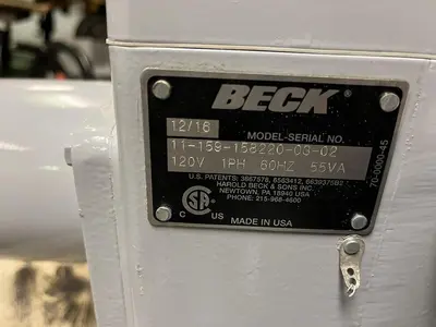 Used BECK 11-159 Pump & Valve Parts | Surplus Asset Holdings #1218018