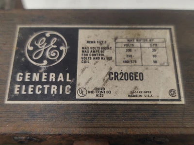 USED GE CR206E0