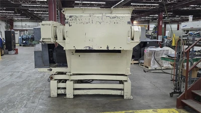 52" x 58" Vecoplan Single Shaft Shredder, Model RG52/100 SPK