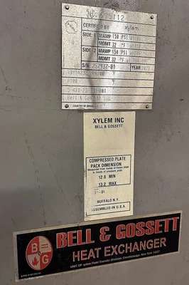 XYLEM/BELL & GOSSETT PLATEFLOW PLATE & FRAME