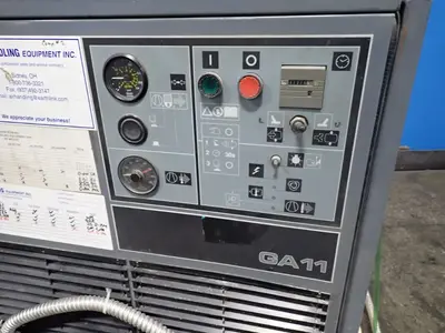 Used 1993 ATLAS COPCO GA 11 Rotary Screw & Sliding Vane Air Compressors Ohio US | HGR 24 #1184337