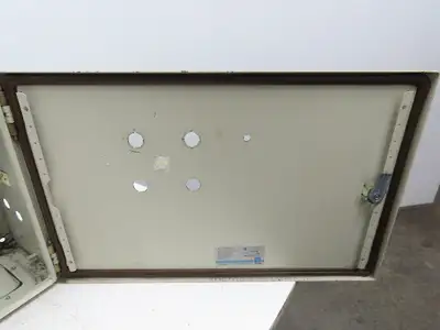 Rittal AE1039 Steel Electrical Enclosure with Backplate 600x380x210mm 24x15x8"