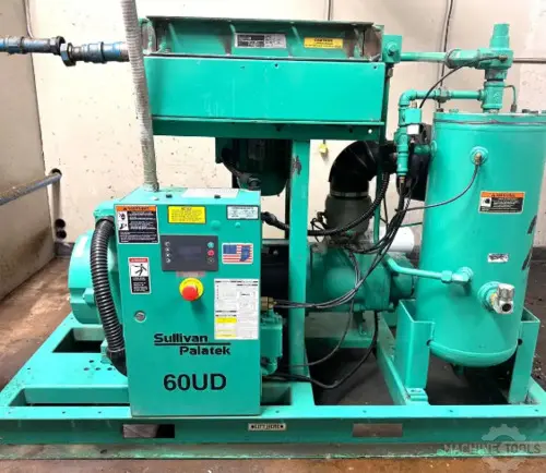 Used 2015 SULLIVAN PALATEK 60UDMBW Rotary Screw & Sliding Vane Air Compressors Illinois US | Perfection Global, LLC. #1371186