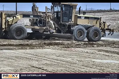 Used 2005 CATERPILLAR 14H Motor Graders California US | Proxy Equipment #1377649