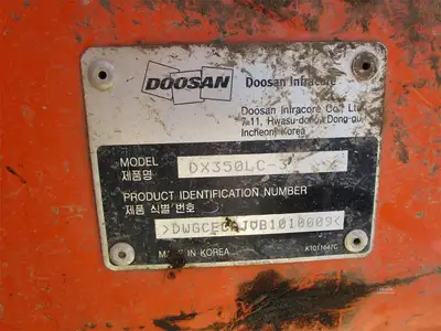 Used 2012 DOOSAN DX350 LC Crawler Excavators | Abele Tractor #1342776