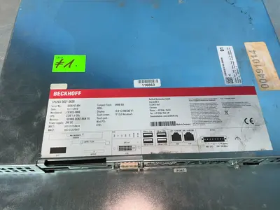 Used 2012 BECKHOFF CP620300210020 Automation Control (HMI) Ohio US | HGR 24 #1312241