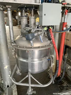 Used Twin Motion 65-Gallon Stainless Steel Vacuum Mixer – Jacketed Kettle