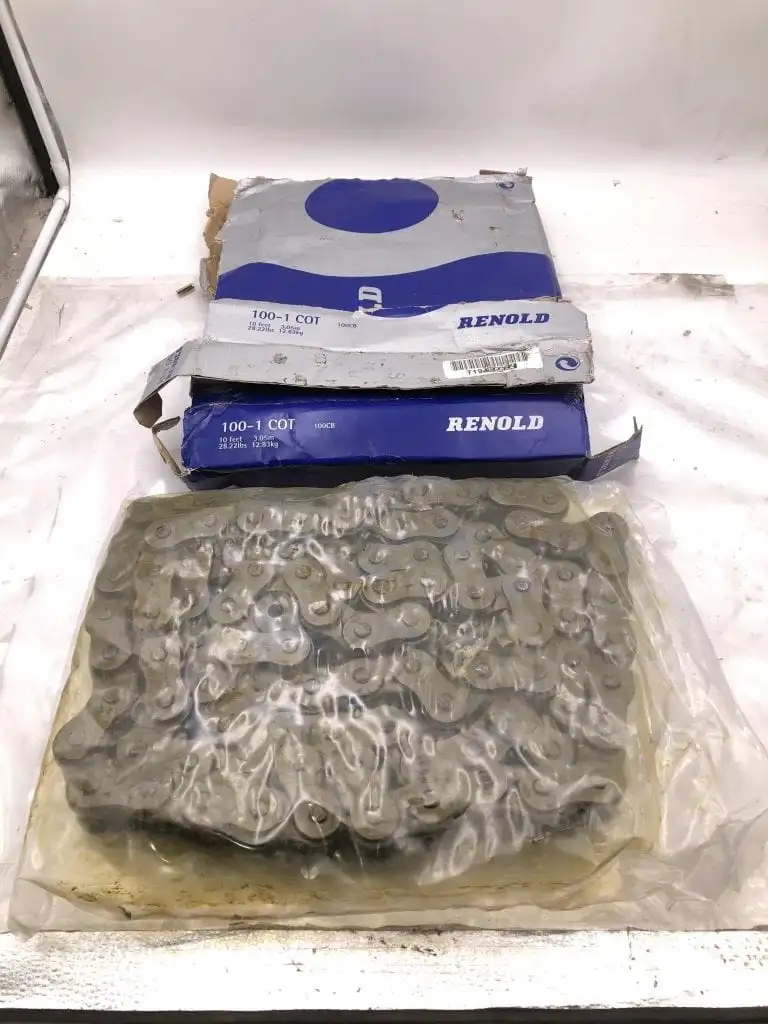 Renold 100-1 COT 10ft Cottered Roller Chain 1-1/4″ Pitch 100CB -NIB