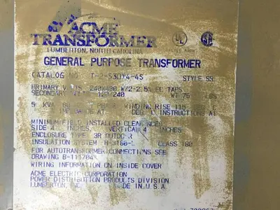 USED ACME TRANSFORMER T-2-53014-4S