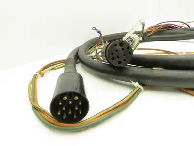 Carol Royal Power Cable 5-10' 14AWG 12-Conductor SOW 600V Lot of 6