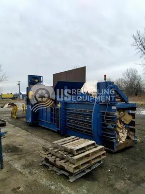 Used AMERICAN BALER 7242 AT960 HORIZONTAL AUTO TIE Balers Indiana US | US Recycling Equipment #1341672