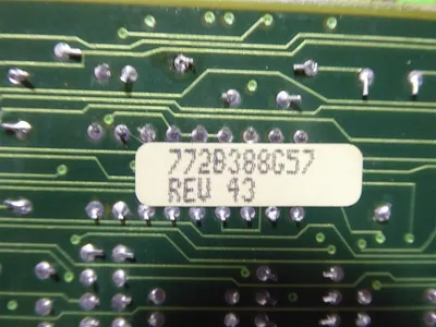 Westinghouse 772B388G57 Ovation Turbine Control Card Rev. 43 Used