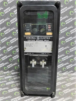 General Electric 12CFVB11B5A Voltage Balance Relay 120V 48/125V Control Used