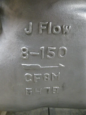 NEW 8" 150# J Flow Controls SC-SS-#12-BB-F150-800 Swing Check Valve Z6