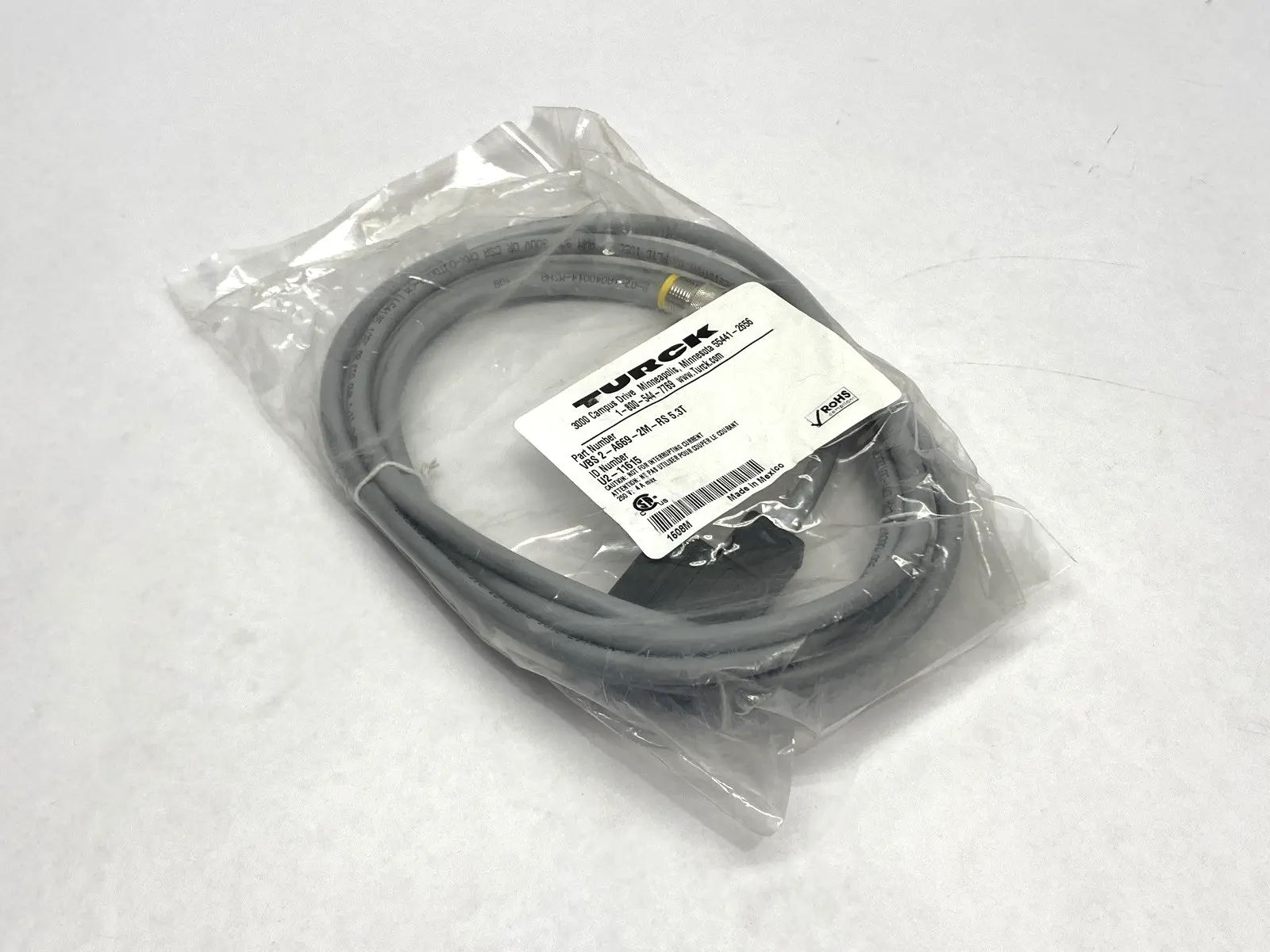 New | in-Stock Turck VBS 2-A669-2M-RS5.3T, U2-11615 Bus Bars & Plugs Michigan US | Maverick Industrial Sales #1462912