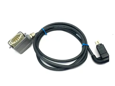 Used ATLAS COPCO DOUBLE ENDED POWER CORDSET W/ HARTING 19300061540 HOOD Cable & Wire | Maverick Industrial Sales #1106345