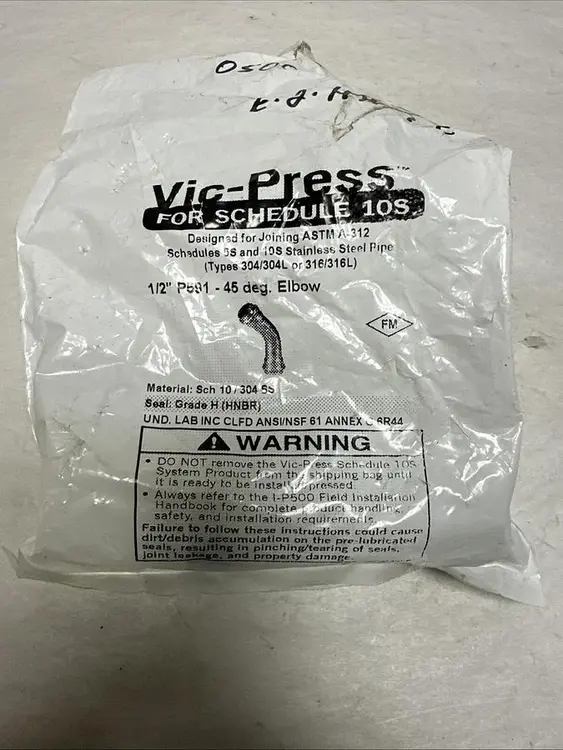 Used VIC-PRESS P591 Valves/Fittings Ohio US | Surplus Asset Holdings #1245732