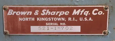 USED 1966 BROWN & SHARPE 1