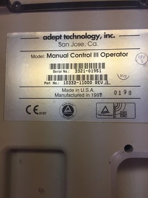 USED Adept Technology Does Not Apply