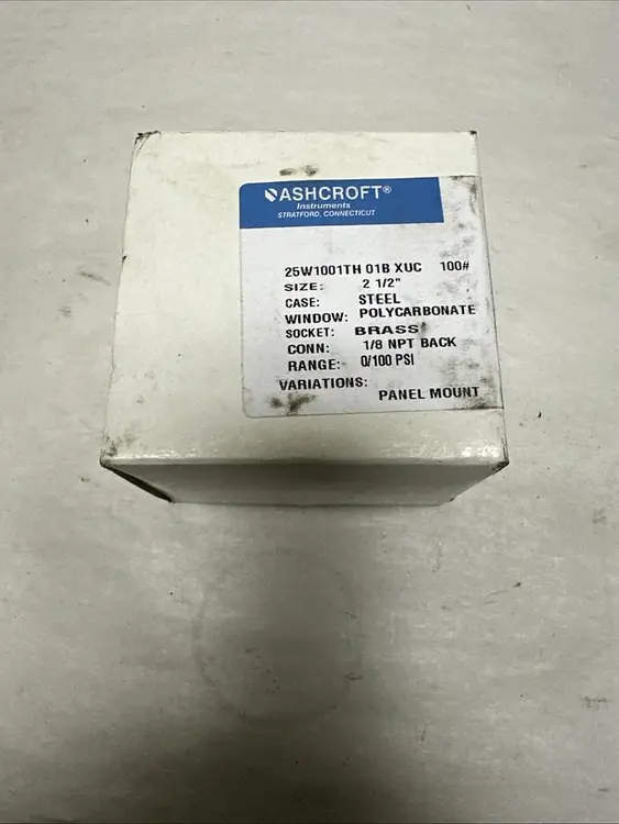Used Ashcroft 25W1001TH01BXUC Universal Pressure Meters | Surplus Asset Holdings #1219287