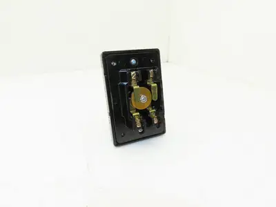 Rees 00662-001 Black Plastic Mushroom Plunger Switch 2-1/4" Pushbutton 600V
