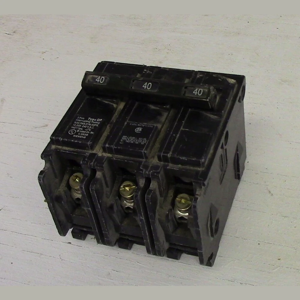 Siemens 3 Pole 40 Amp Push-in Breaker