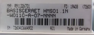 REFURBISHED REXROTH HMS01.1N-W0110-A-07-NNNN SERVO DRIVE R911310462 R911326701