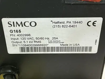 USED SIMCO G165