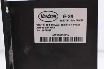 Nordson Electric Gun Driver E-28 NEW NEVER USED STOCK L-375