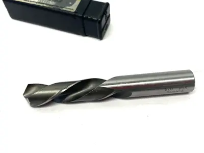 USED INTERSTATE MACHINE DRILL 118° SPIRAL FLUTE S/M DRL BR 5/8" HSS LH