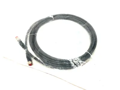 NEW BECKHOFF DOUBLE ENDED POWER CORDSET M8 4-PIN 3M LENGTH
