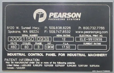 Used PEARSON S1150 Erectors, Packers & Sealers Illinois US | Aaron Equipment #87072