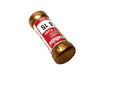 USED LITTELFUSE CURRENT-LIMITING POWR-GARD FUSE CLASS T 600VAC 15A