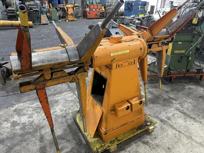 2500 LBS X 12" COOPER WEYMOUTH DOUBLE END PULL-OFF COIL REEL UNCOILER: STOCK #22617