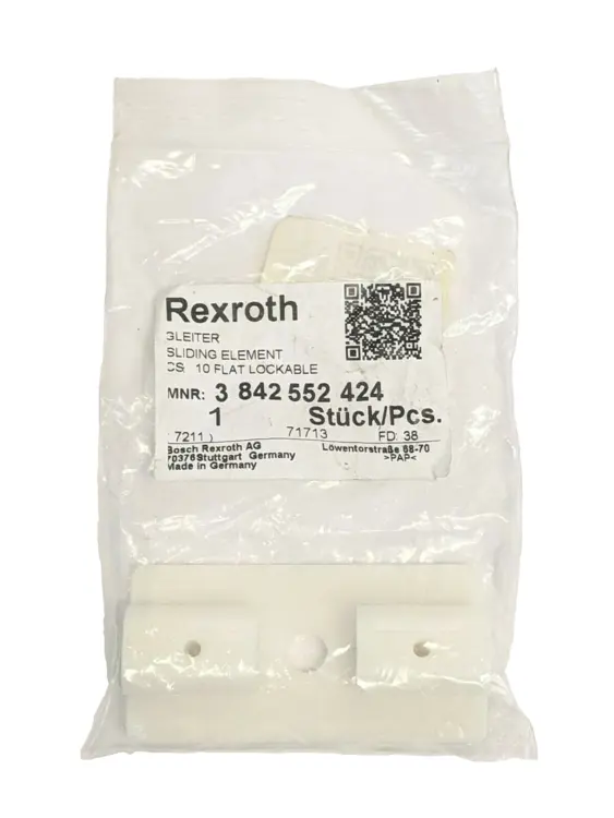New | in-Stock BOSCH REXROTH SLIDING ELEMENT 10 FLAT LOCKABLE Bearings Michigan US | Maverick Industrial Sales #1091693