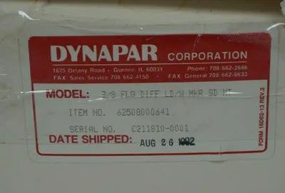 NEW DYNAPAR 62508000641 ENCODER