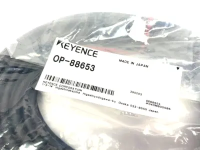 NEW KEYENCE ETHERNET CONNECTION CABLE 10M LENGTH M12 TO M12