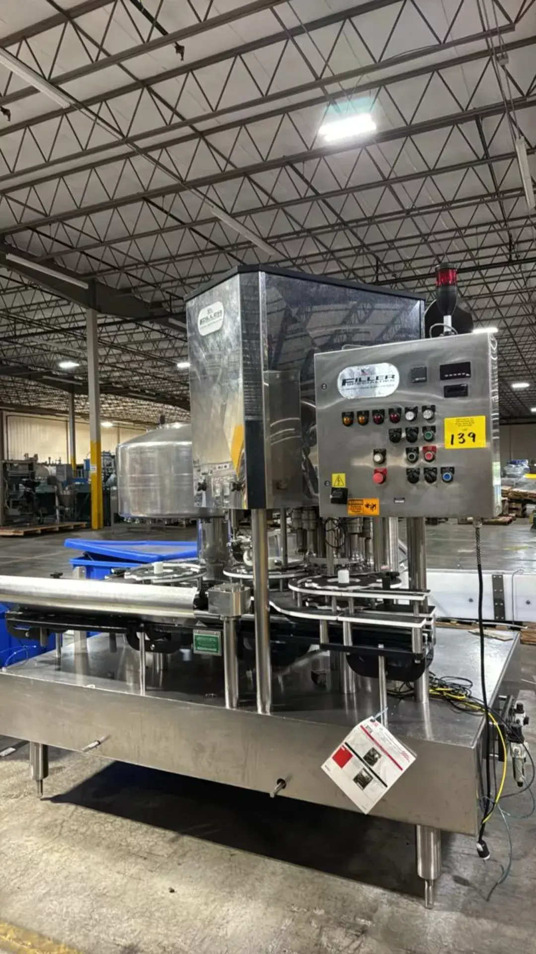 USED FILLER SPECIALTIES BOTTLE FILLING SYSTEM