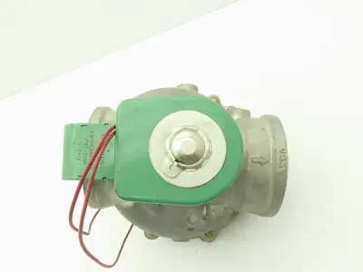 Asco  JB821493 Pneumatic Solenoid Valve 2 Way 2-1/2 NPT NO 120V Fuel Gas 5PSI