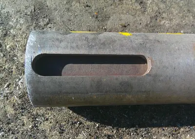 SPC9114  Agitator 2.5" dia. x 139.5" long agitator shaft, Stainless Steel