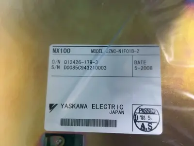 New | in-Stock 2008 YASKAWA / MOTOMAN JZNCNIF01B2 I/O Boards & Replacement Parts Ohio US | HGR 24 #1518346